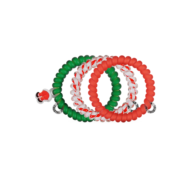 Teleties Hair Tie - Small Band Pack of 3 - Claus I Said So