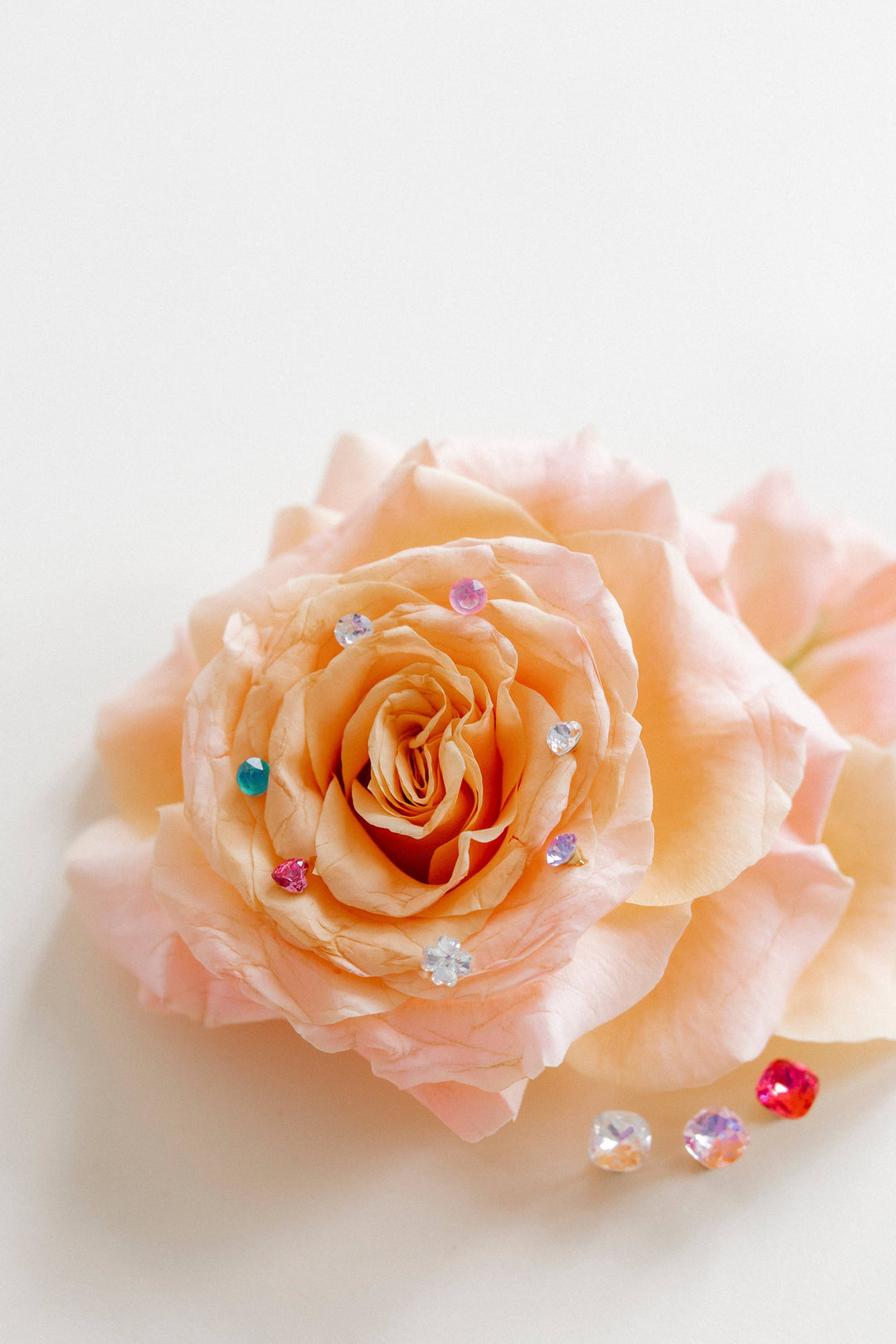 Screwback Stud Earrings Lux - Candy Clover Clear by Linny Co (Ships in 2-3 Weeks)