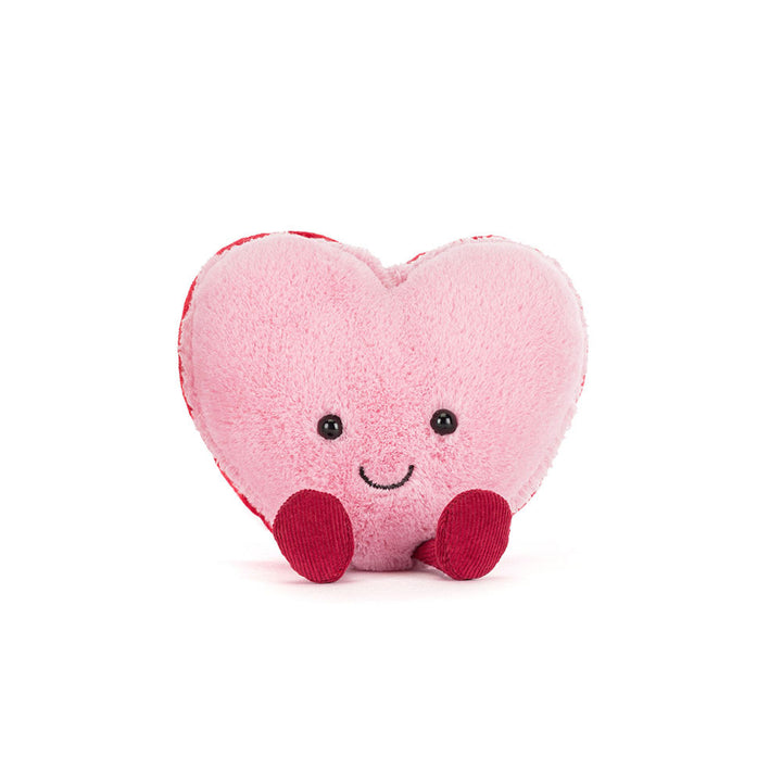 Amuseables Colette Pink Heart Macaron by Jellycat