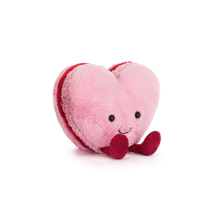 Amuseables Colette Pink Heart Macaron by Jellycat