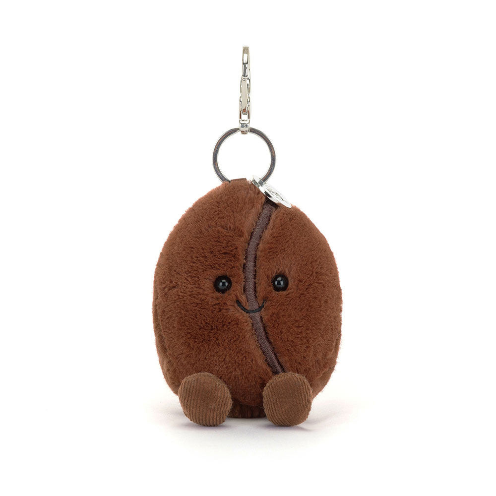 Amuseables Coffee Bean Bag Charm by Jellycat