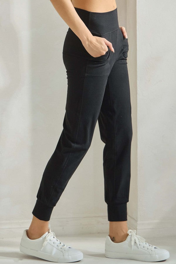 Buttery Soft UltraComfy Joggers - Black by Yelete