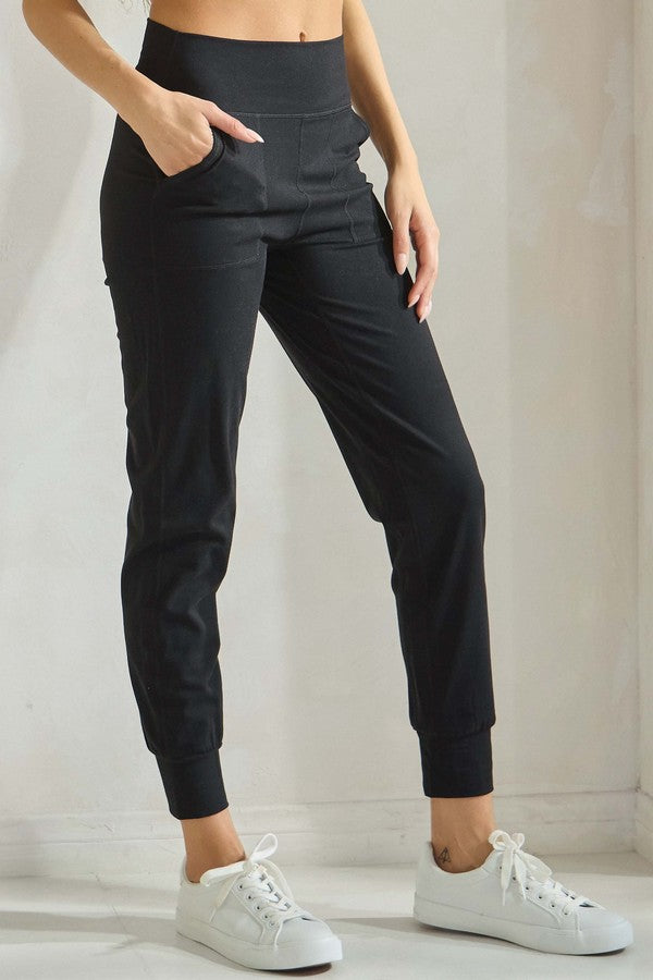 Buttery Soft UltraComfy Joggers - Black by Yelete