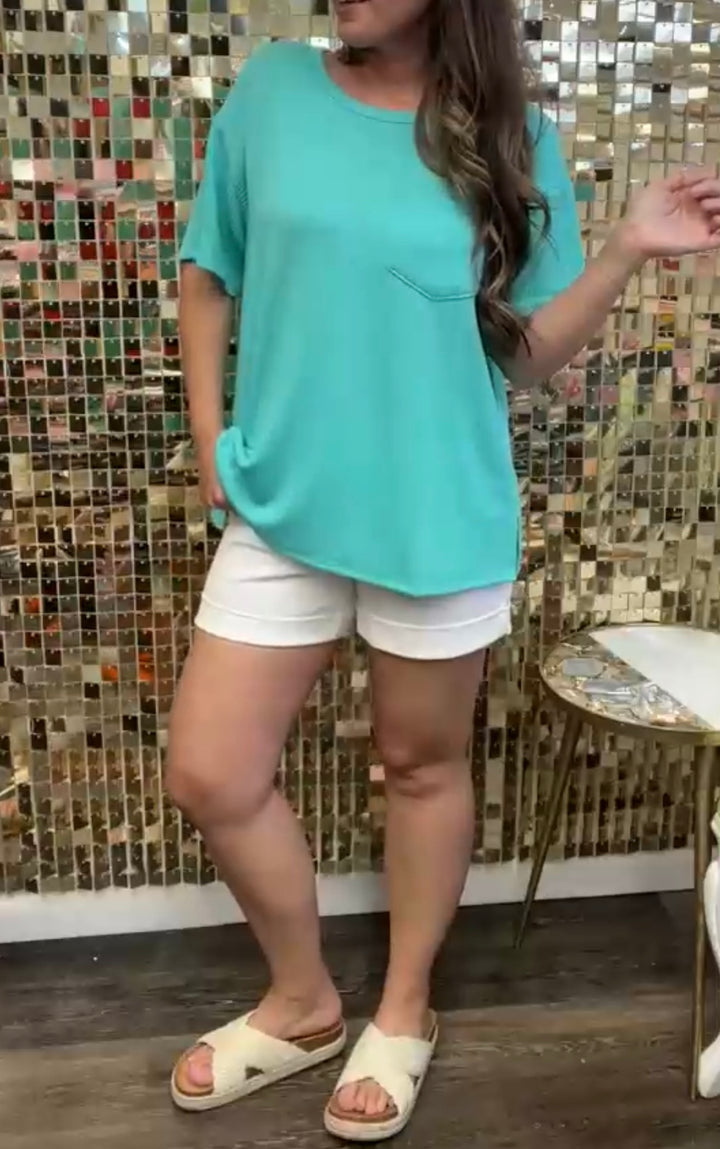 The Go-To Tee in Spearmint