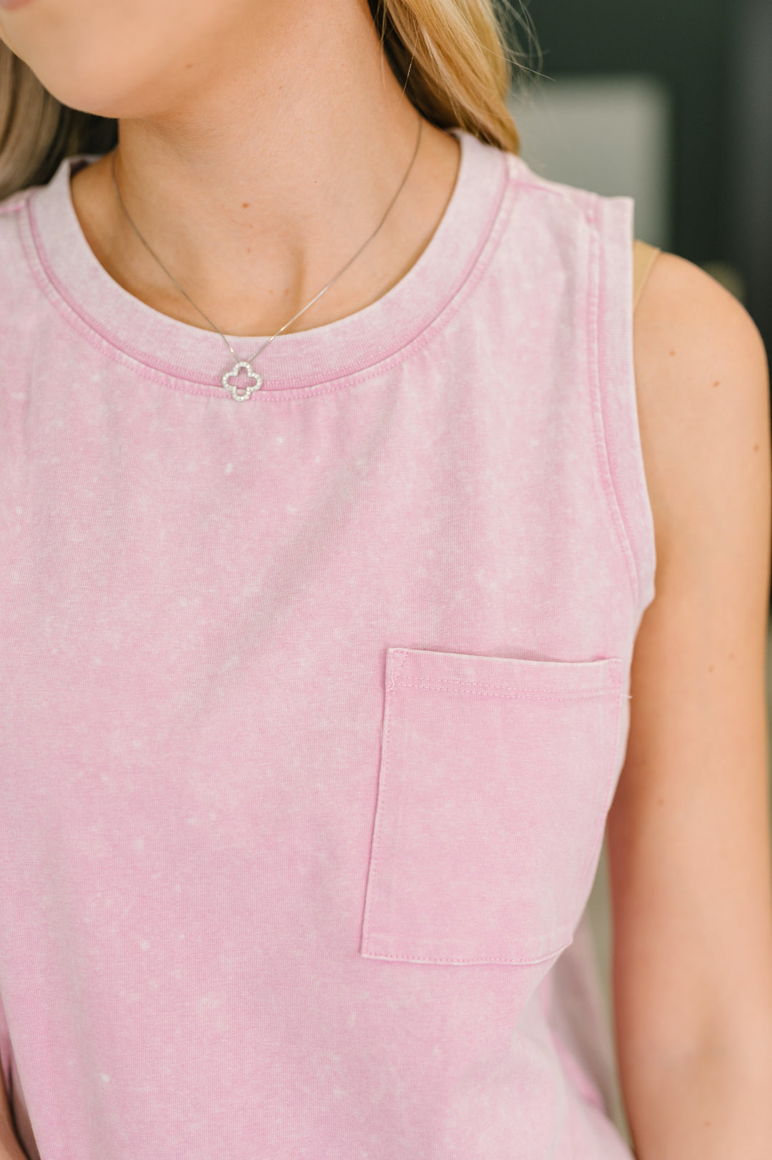 A Look in Your Eyes Mineral Wash Tank Top - 5/18