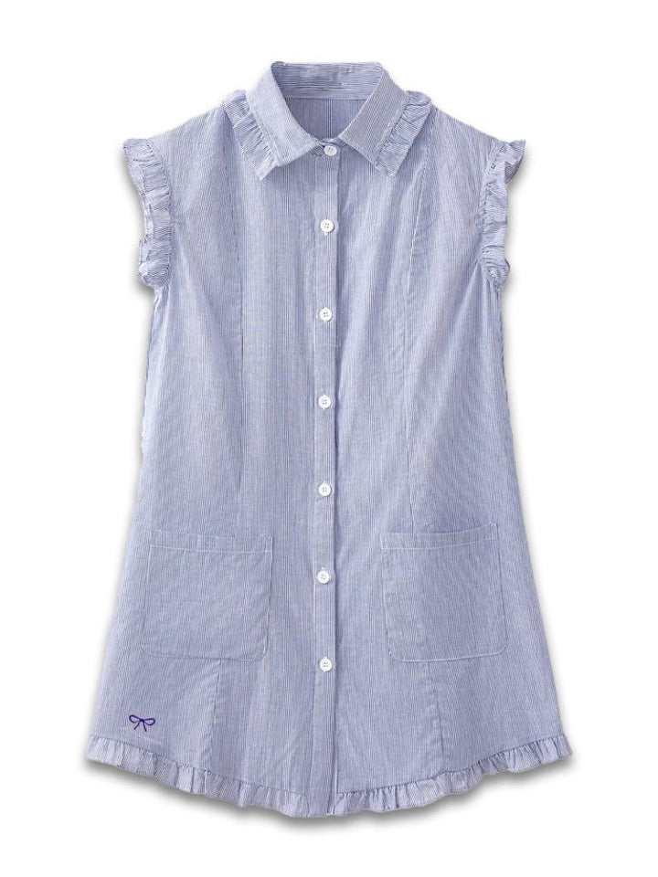 Baby Blues Shirt Dress by Simply Southern