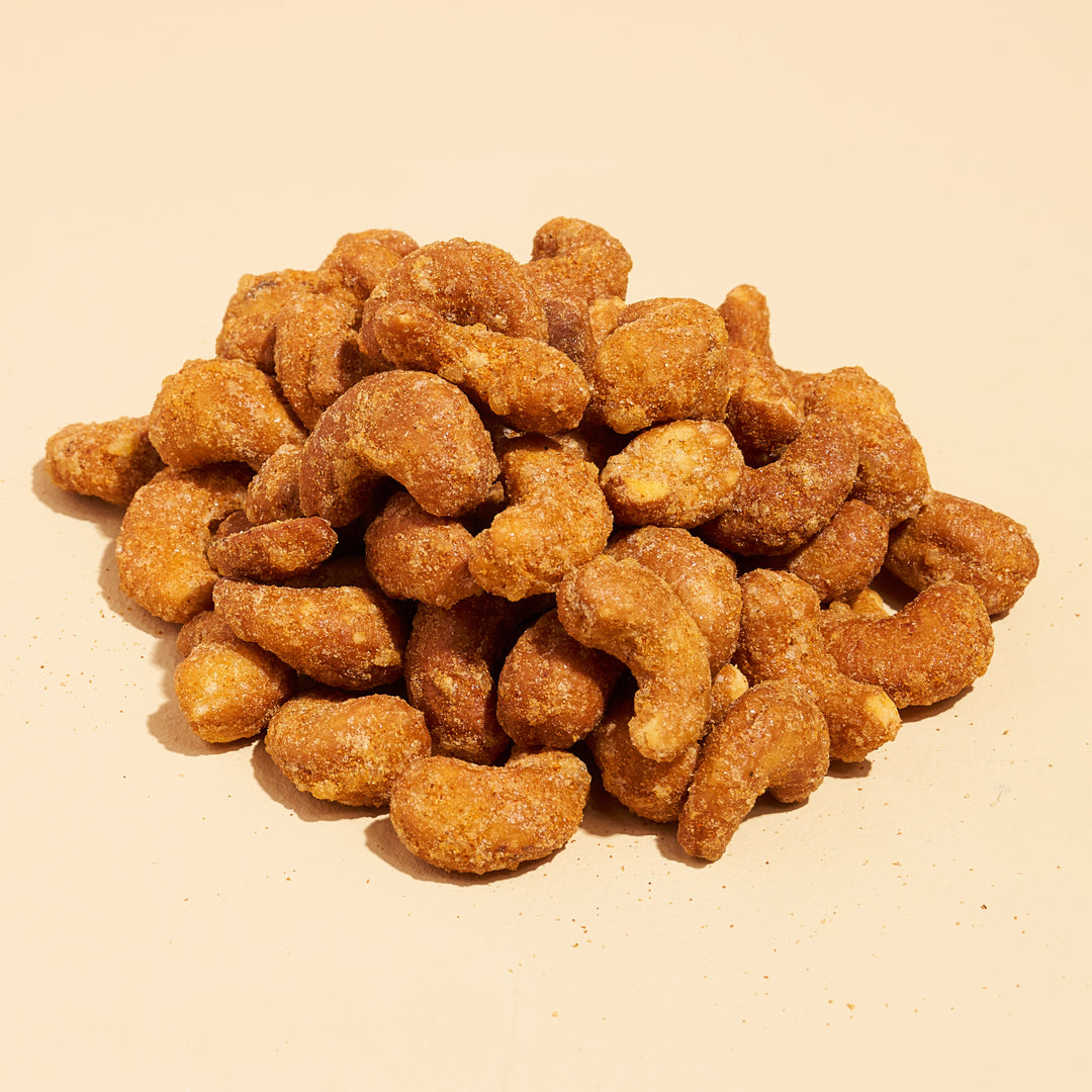 Hot Honey BBQ Cashews - Treats Live