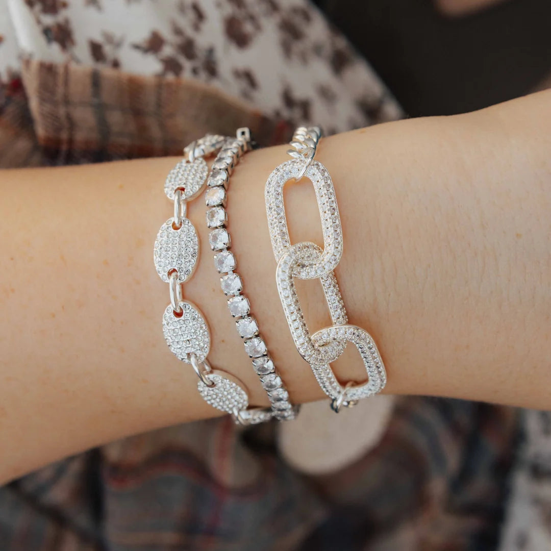 Adeline Bracelet - Silver By Erimish (Ships in 2-3 Weeks)