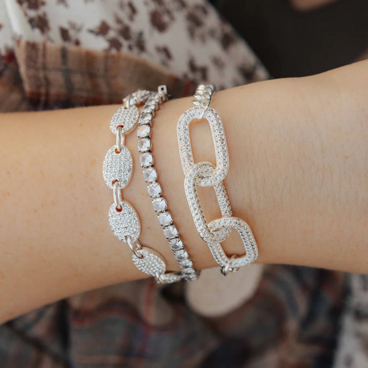 Adeline Bracelet - Silver By Erimish (Ships in 2-3 Weeks)