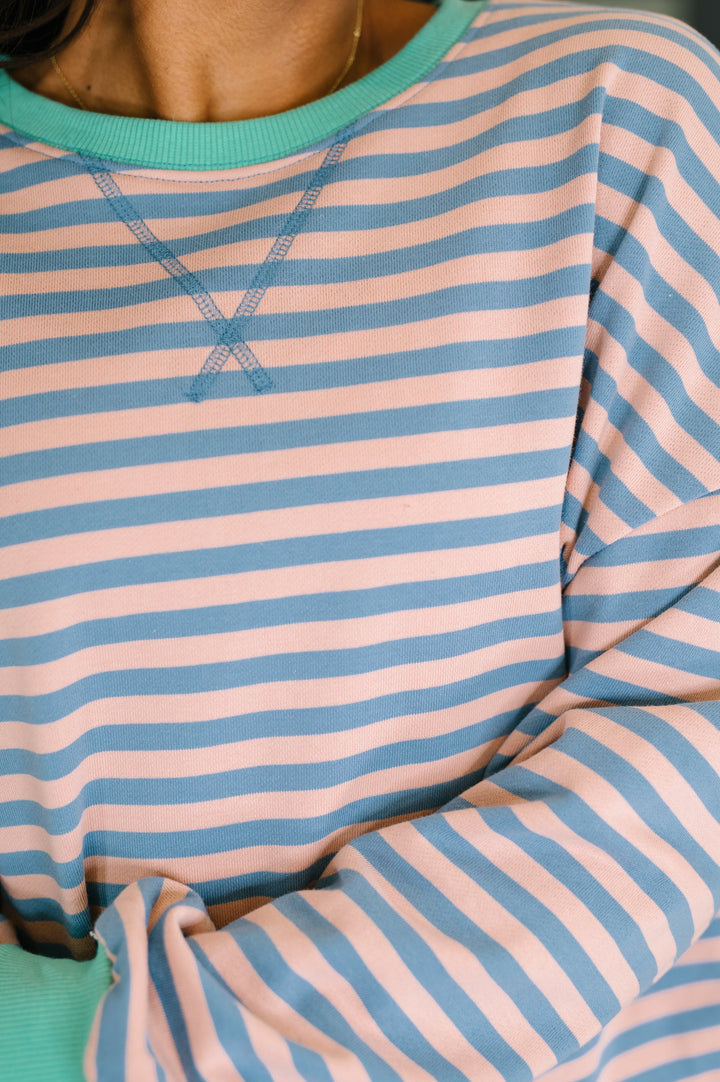 All For the Color Drop Shoulder Pullover