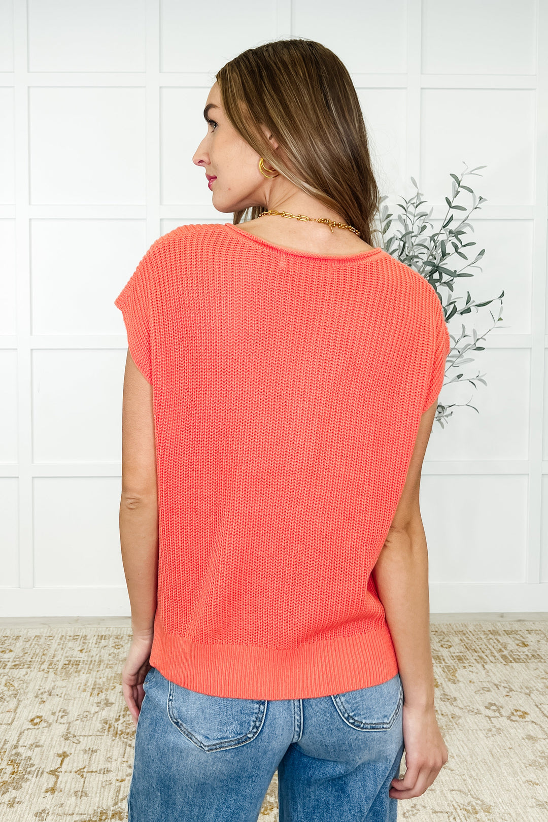 All Things Considered Sleeveless Knit Top - 6/29