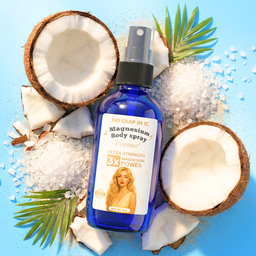 Coconut Magnesium Spray by No Crap In It (Ready To Ship)