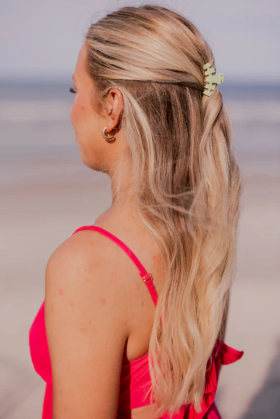 Tiny Teleties Claw Clip - Aloe, There!