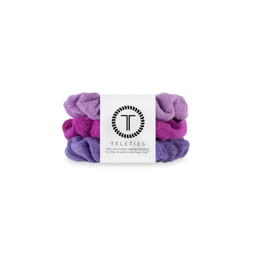 Teleties Terry Cloth Scrunchies - Small Band Pack of 3 - Antigua