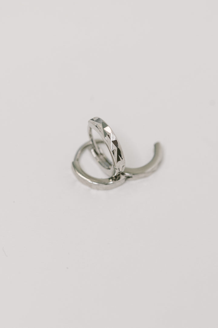 Any Reason Hammered Sterling Silver Earrings - 6/5