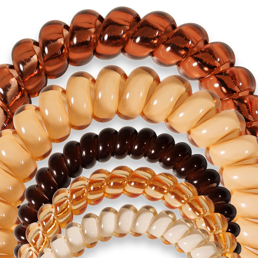 Teleties Hair Tie - Large and Small Band Pack of 5 - Anything But Basic