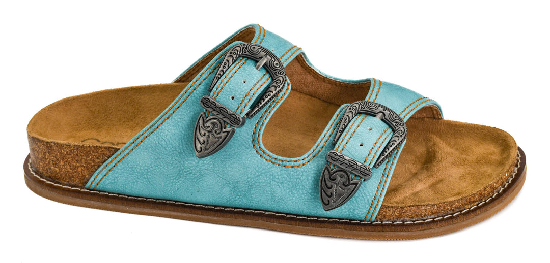 SHOE PARTY! Atta Girl Teal by Corkys (Ships in 2-3 Weeks)