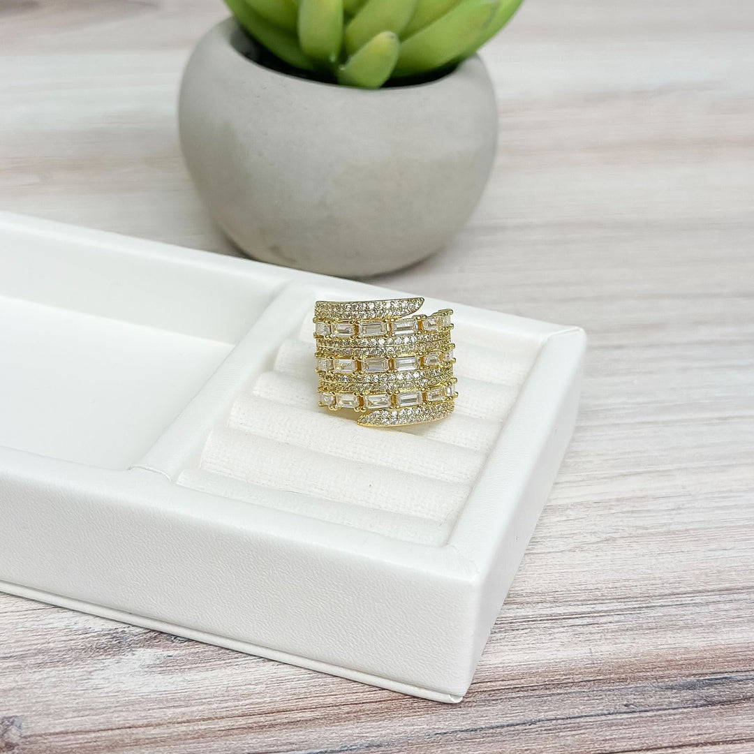 B.B.Lila Bling Bling Ring - Gold