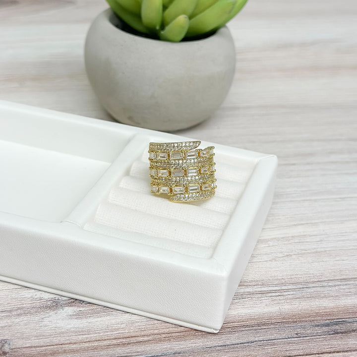 B.B.Lila Bling Bling Ring - Gold