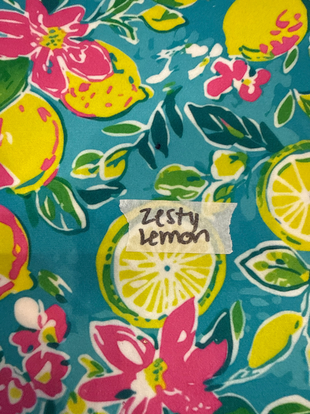 MJ TX PREPO SINGLE LADIES: Zesty Floral Lemon Mini Top Zip by Makeup Junkie (Ships in 3-4 Weeks)
