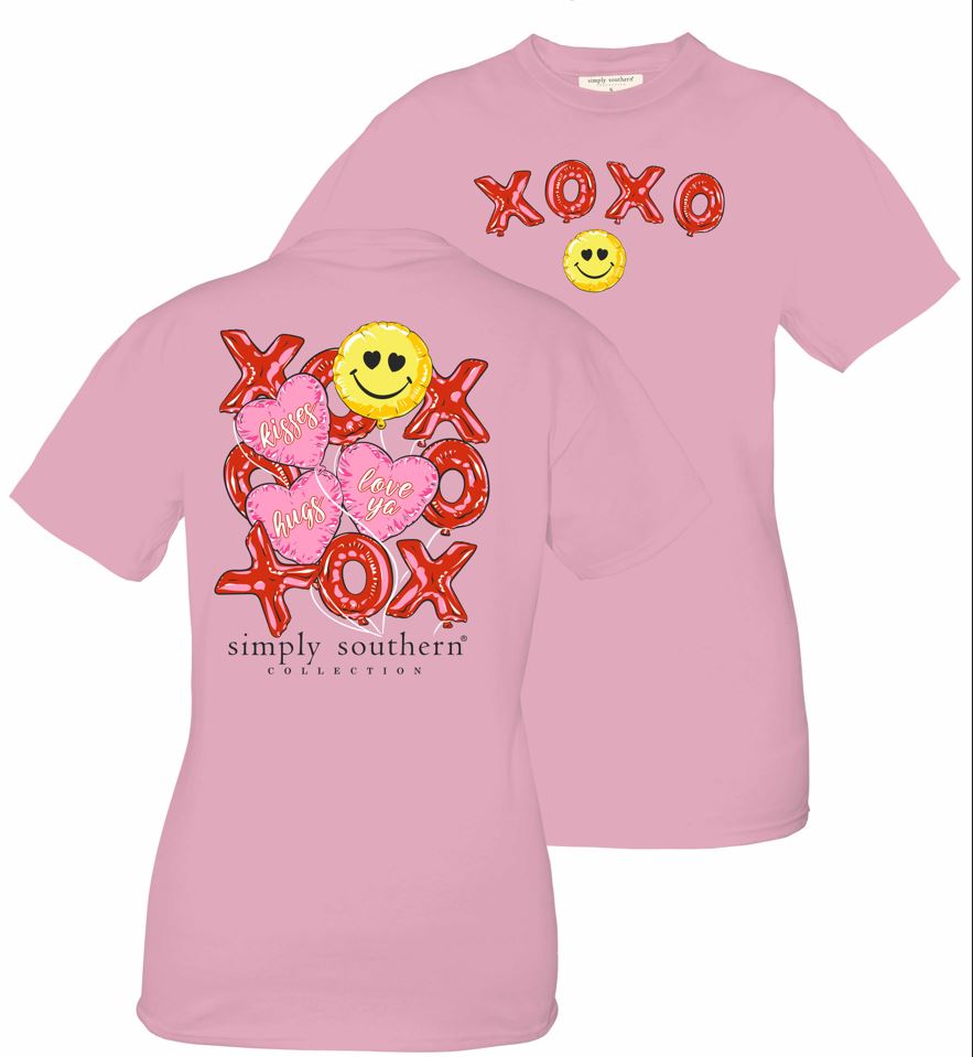'XOXO' Balloon Short Sleeve Tee by Simply Southern