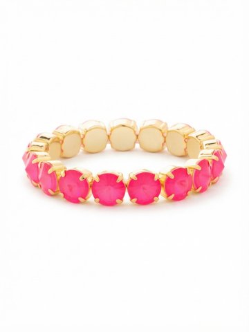 London Stretch Bracelet by Sorrelli - Electric Pink