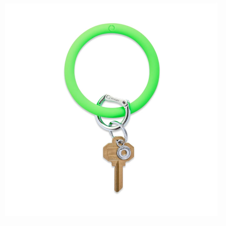 O-Venture Silicone Key Ring - In the Grass Green
