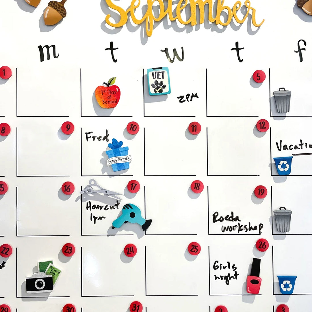Pet Calendar Magnets Set of 3 by Roeda (LIVE BOX: Ships in 3 Weeks)