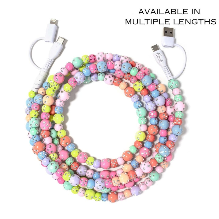 Beaded Phone Charger Italian Ice by Erimish (SEPT ARRAY: Ships in 2-3 Weeks)