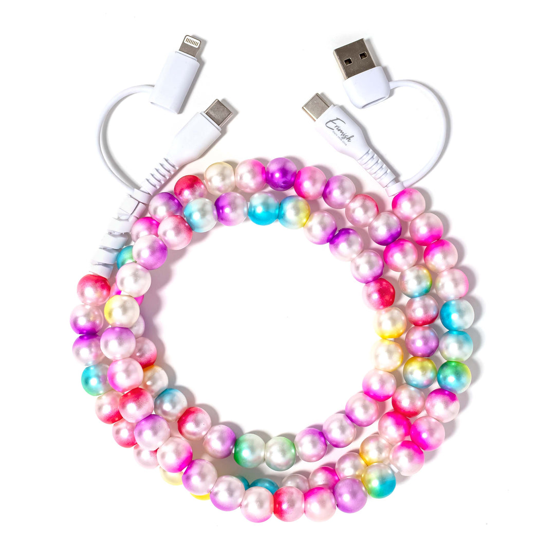 Beaded Phone Charger Unicorn by Erimish (SEPT ARRAY: Ships in 2-3 Weeks)