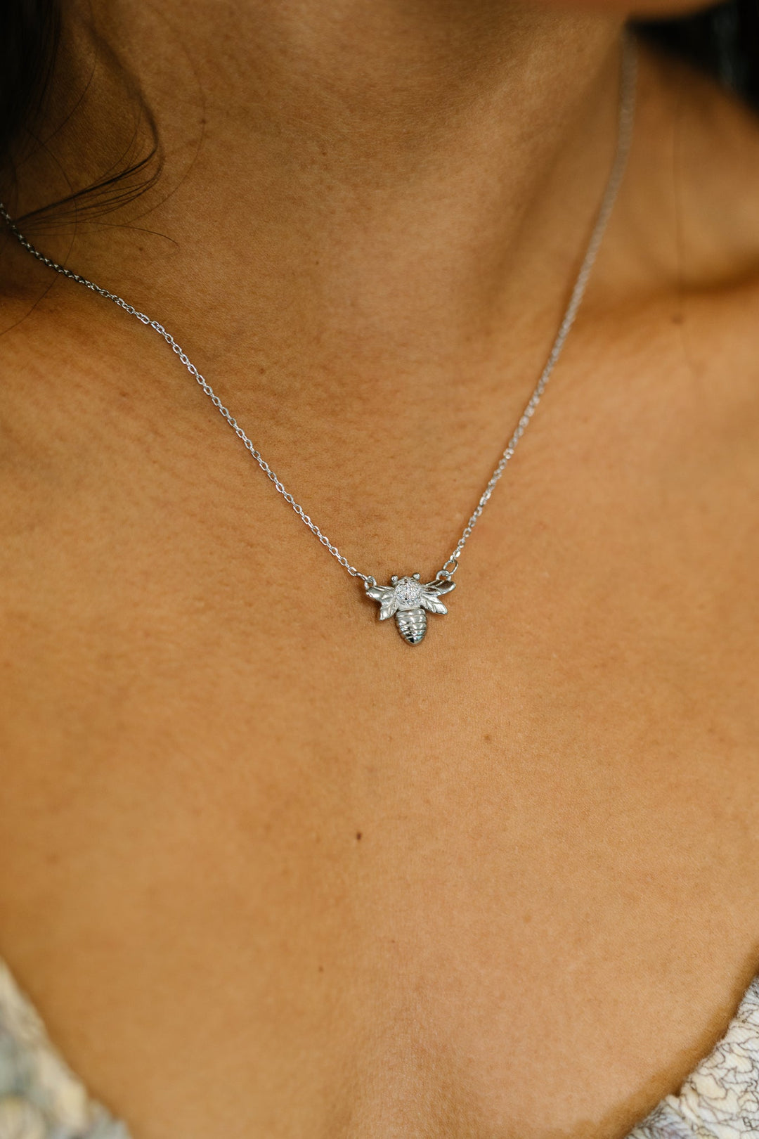 Bee Line Sterling Silver Necklace - 6/30