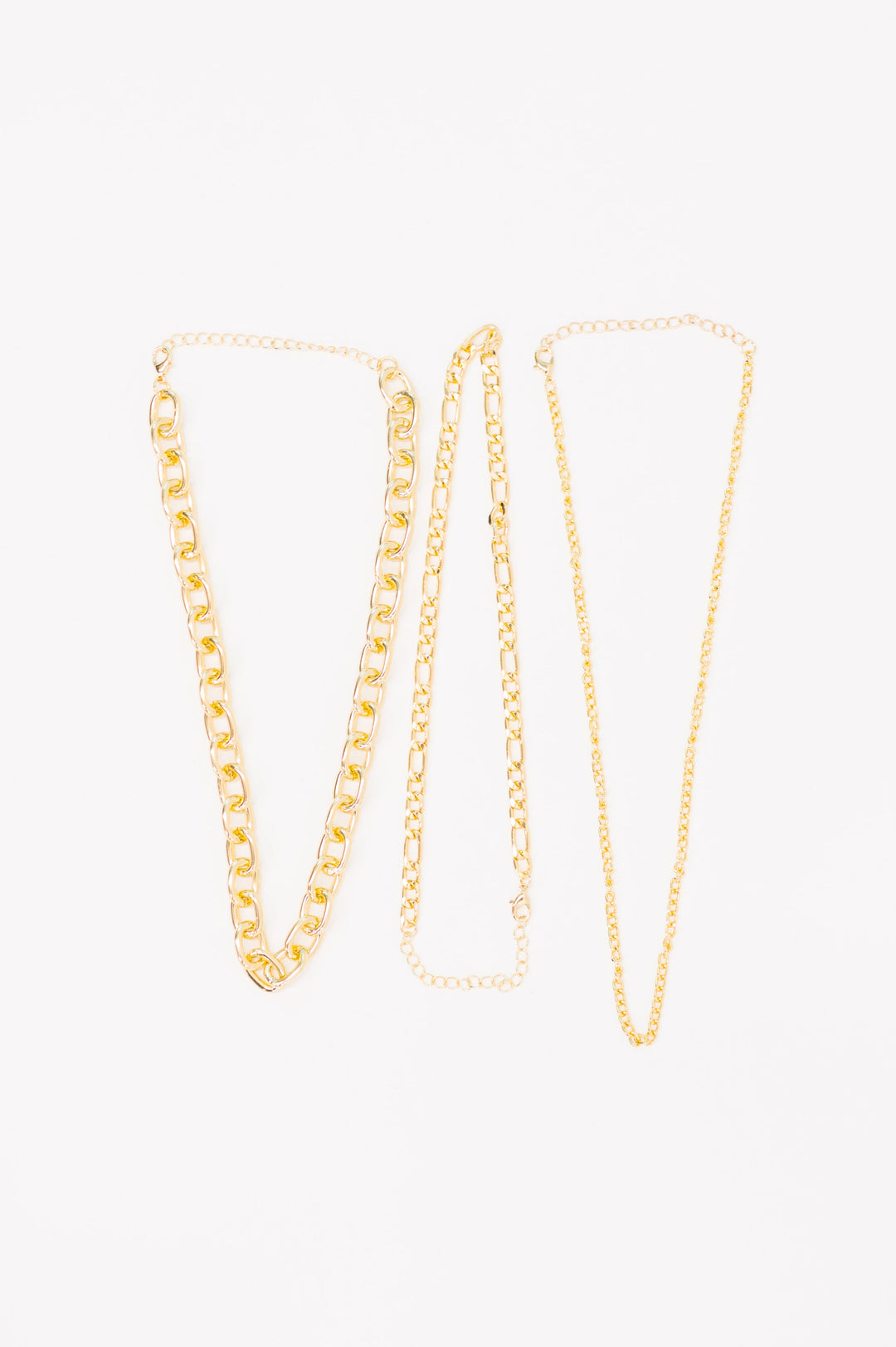 Big, Bold and Beautiful Layered Chunky Necklace in Gold - 3/10