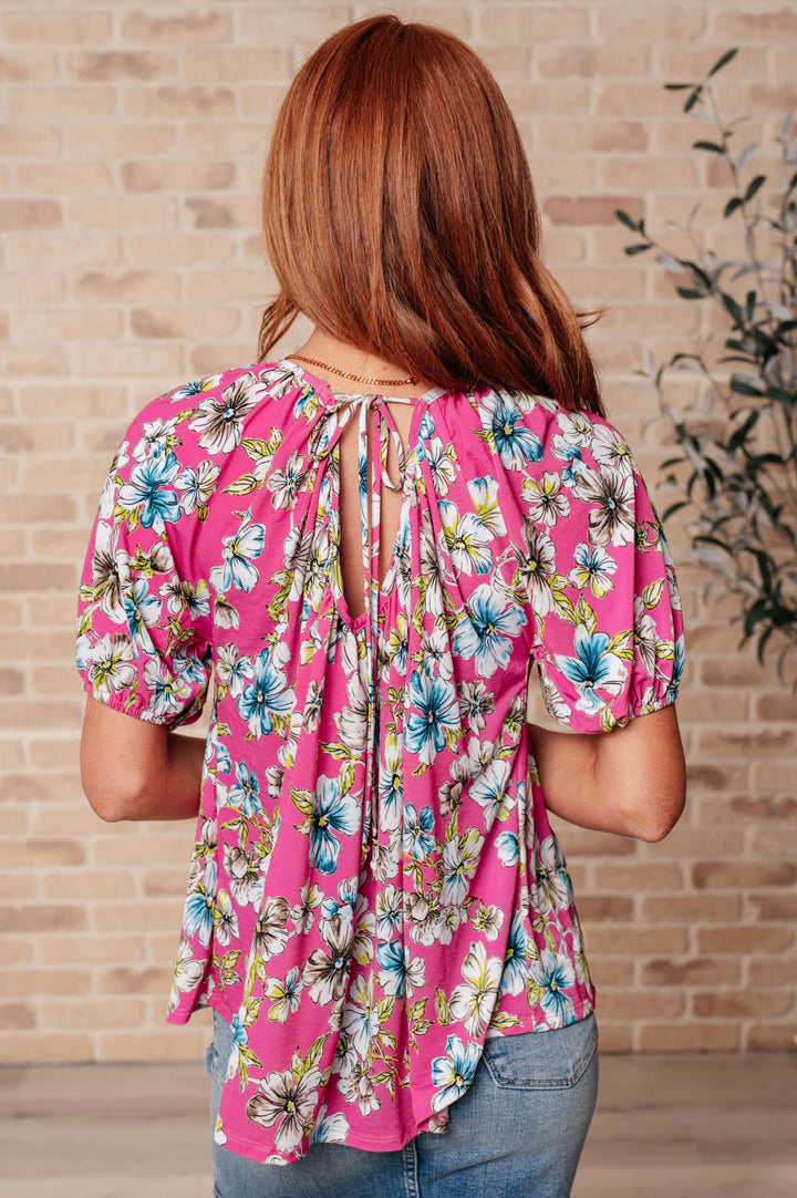 Bloom So Bright Floral Top - 5/18