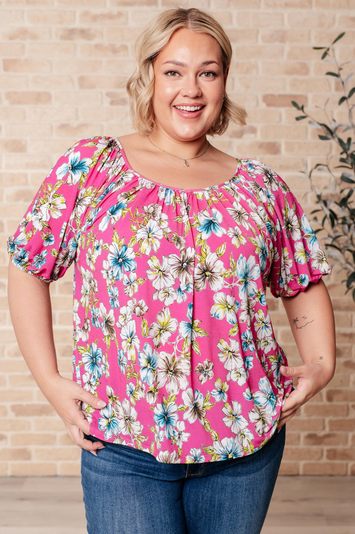 Bloom So Bright Floral Top - 5/18