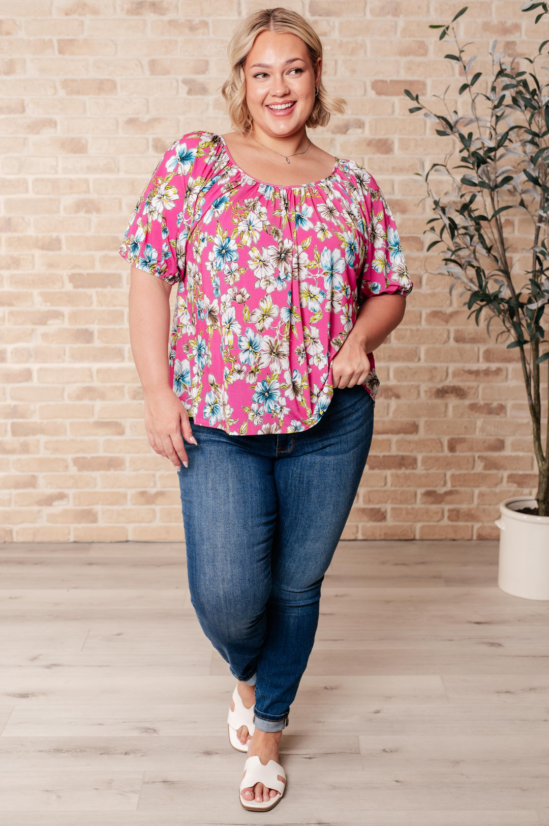 Bloom So Bright Floral Top - 5/18