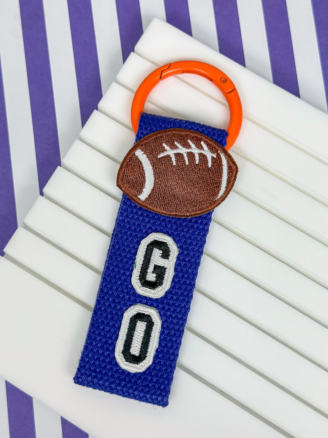 Football Game Day Key Chains - Choice of Color