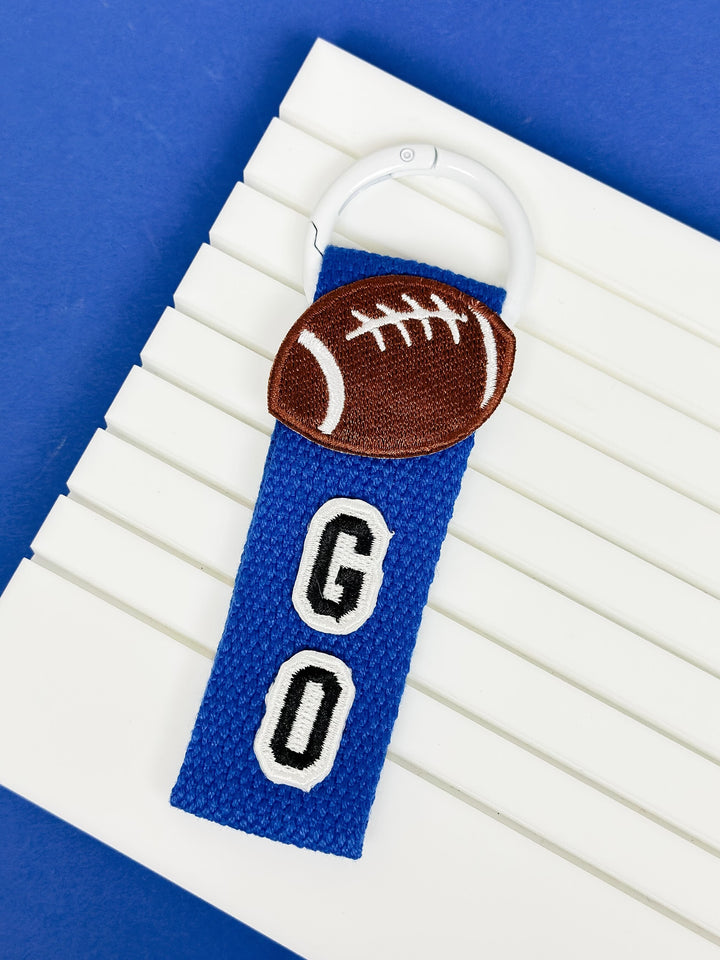 Football Game Day Key Chains - Choice of Color