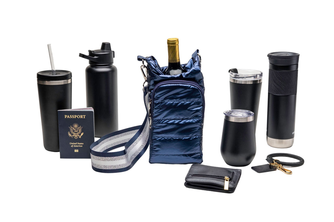 JUNE MARKET: Navy Blue Shiny HydroBag® by Wanderfull (Ships in 2-3 Weeks)