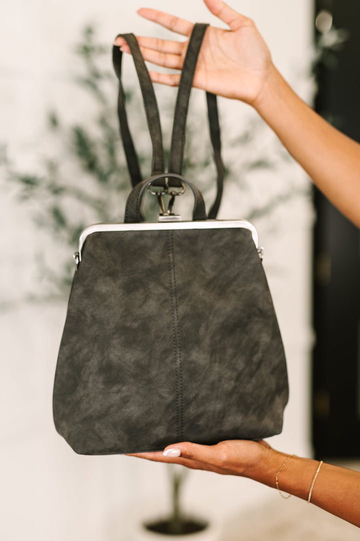 Bridget Backpack in Charcoal - 6/29