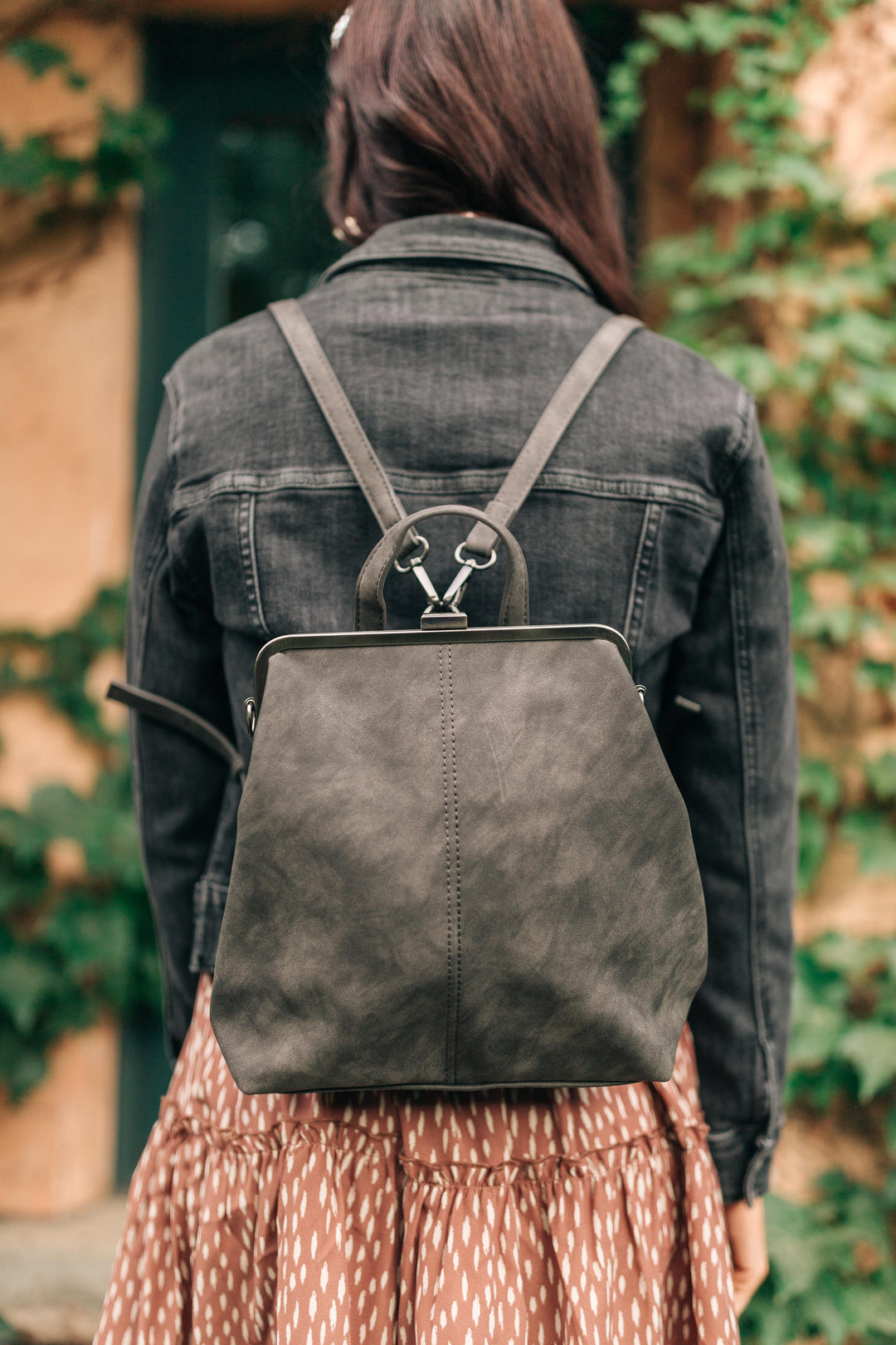 Bridget Backpack in Charcoal - 6/29