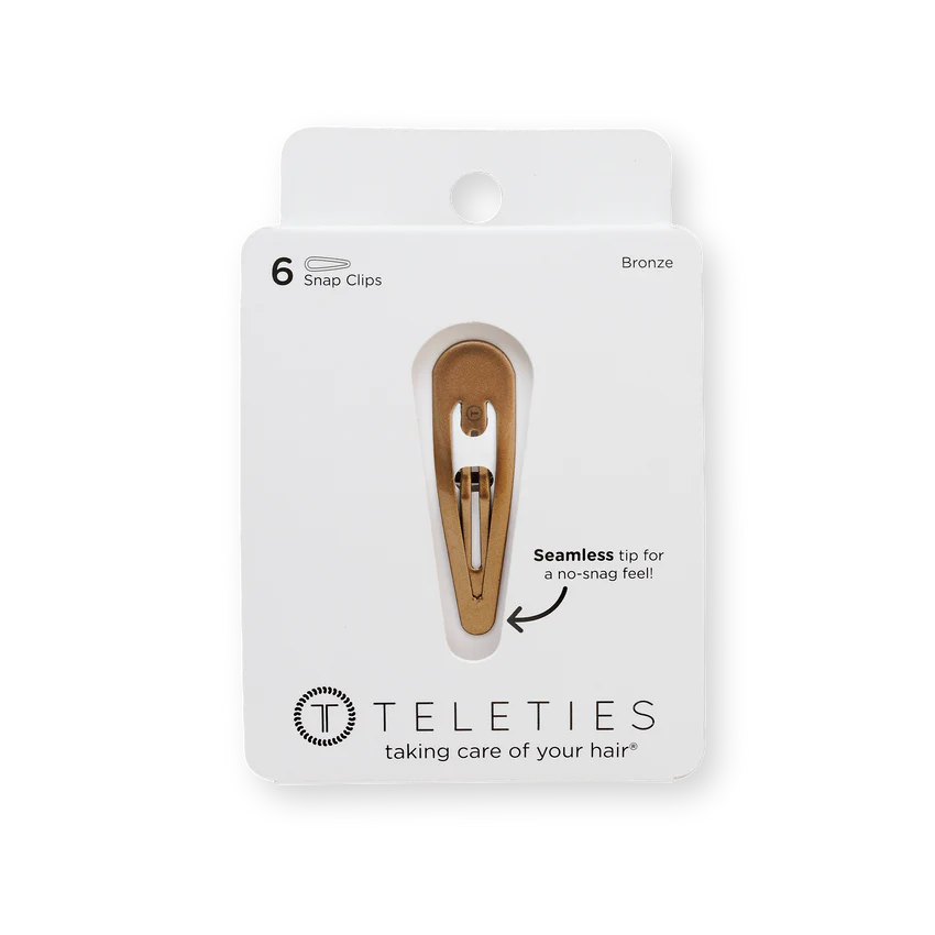 Teleties Snap Clip Set - Bronze