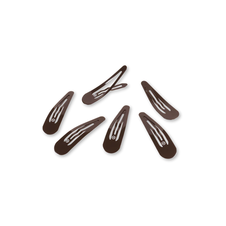 Teleties Snap Clip Set - Brown