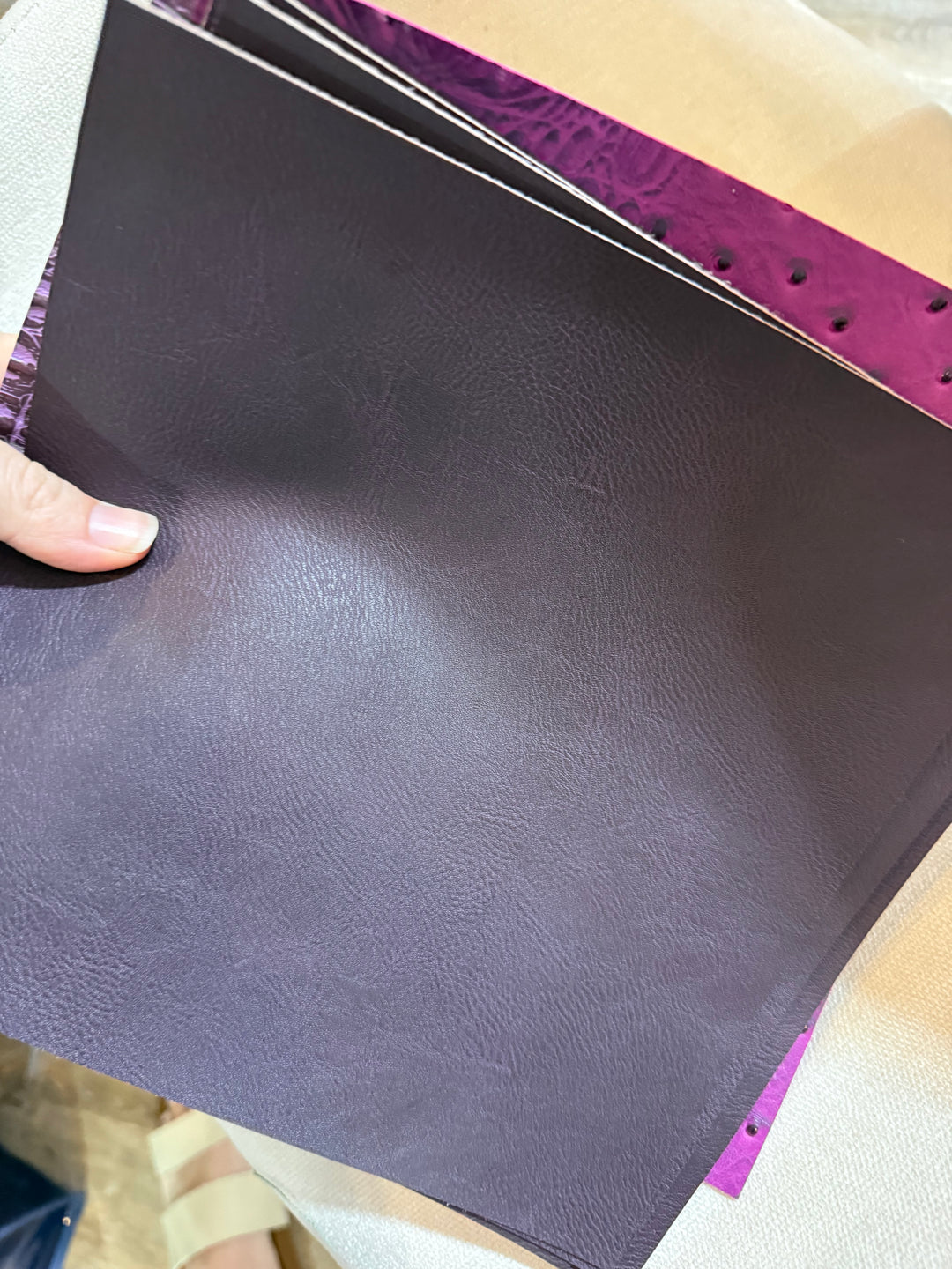 Smooth Eggplant Mini Top Zip Single Ladies ROUND 2 by Makeup Junkie Bags 10/5 (Ships in 4-5 Weeks)