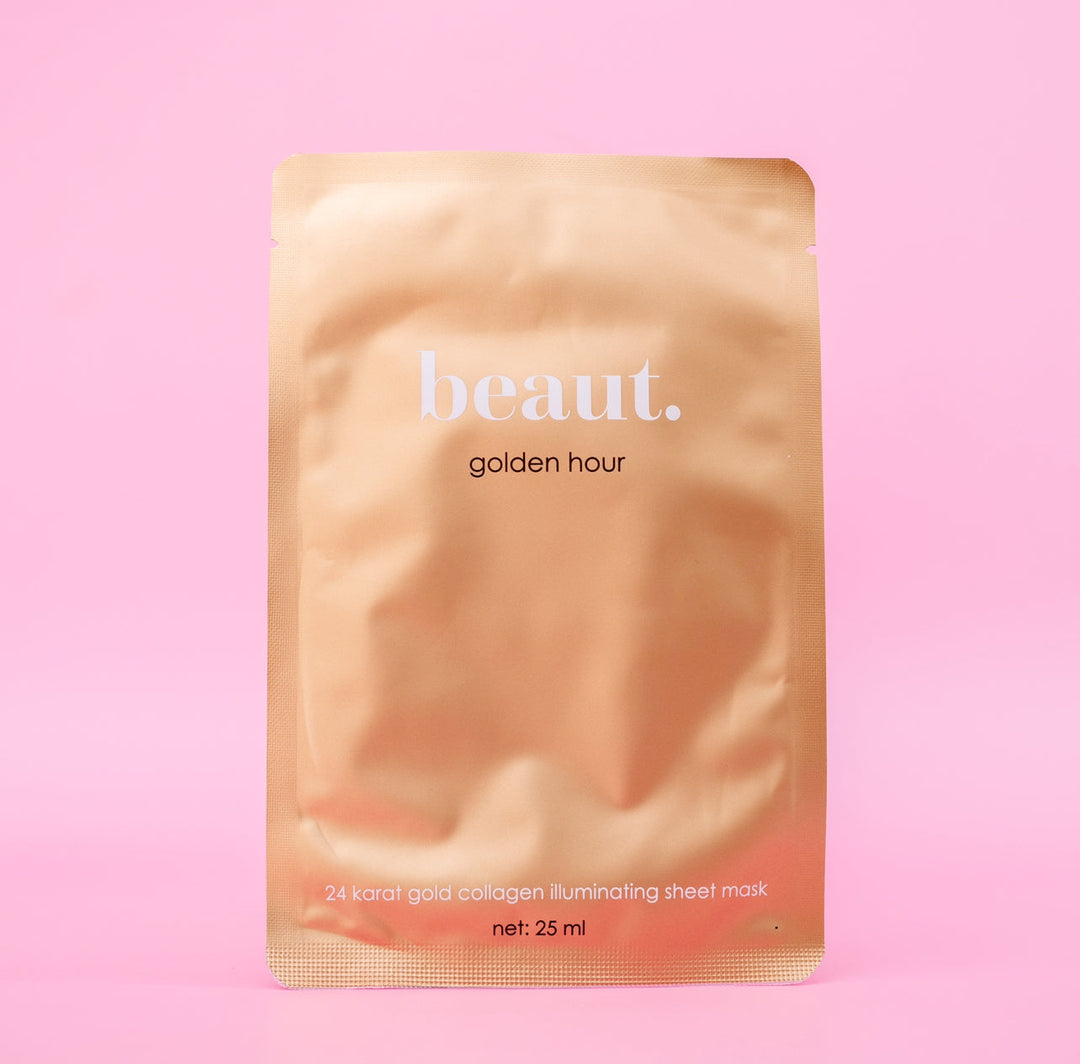 Golden hour sheet mask by beaut. (Ready to Ship)