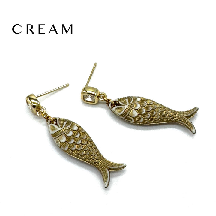 Charming Fish Earrings by Leetie Lovendale (Preorder: Ships in 2-3 Weeks)