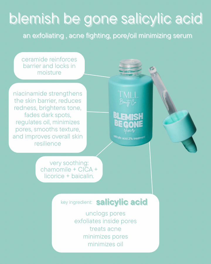 JULY PREORDER: TMLL Skin Candy Blemish Be Gone Salicylic Acid Serum by TMLL (Ships in 2-3 Weeks)