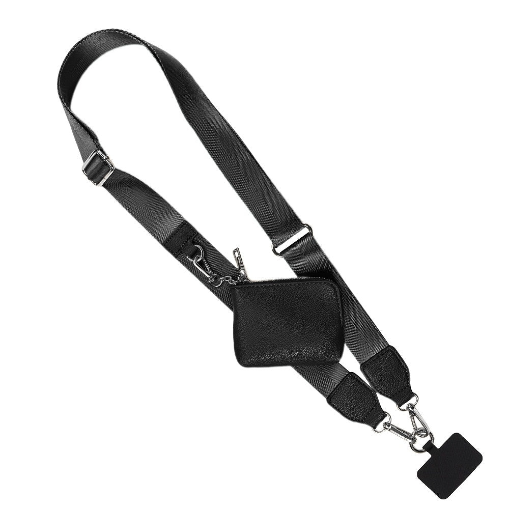 JUNE MARKET: Clip & Go Strap w/RFID Pouch Solid By Save The Girls (Ships in 2-3 Weeks)