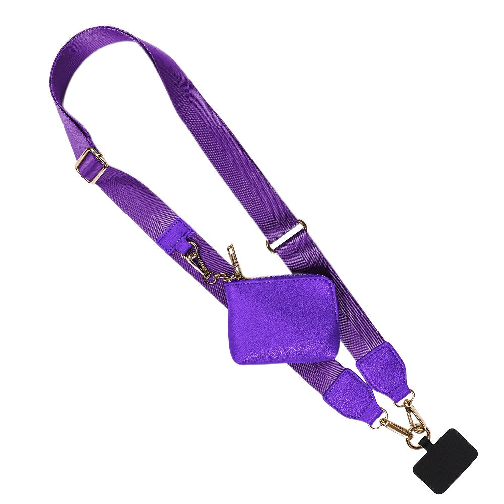 JUNE MARKET: Clip & Go Strap w/RFID Pouch Solid By Save The Girls (Ships in 2-3 Weeks)