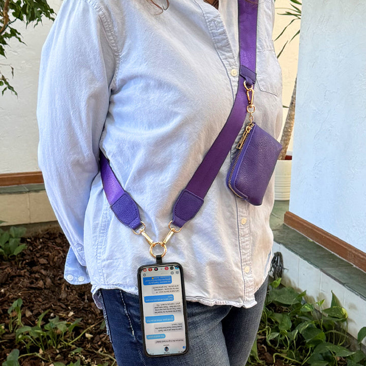JUNE MARKET: Clip & Go Strap w/RFID Pouch Solid By Save The Girls (Ships in 2-3 Weeks)