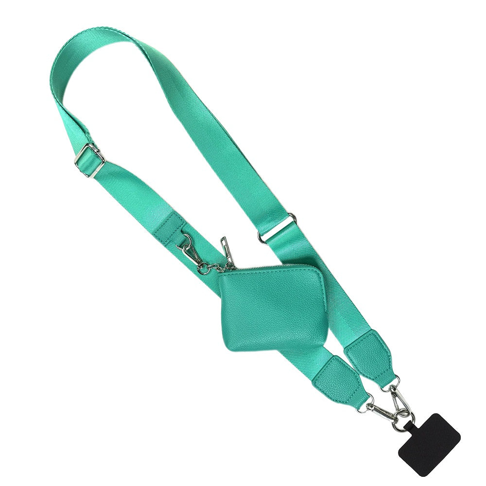 JUNE MARKET: Clip & Go Strap w/RFID Pouch Solid By Save The Girls (Ships in 2-3 Weeks)